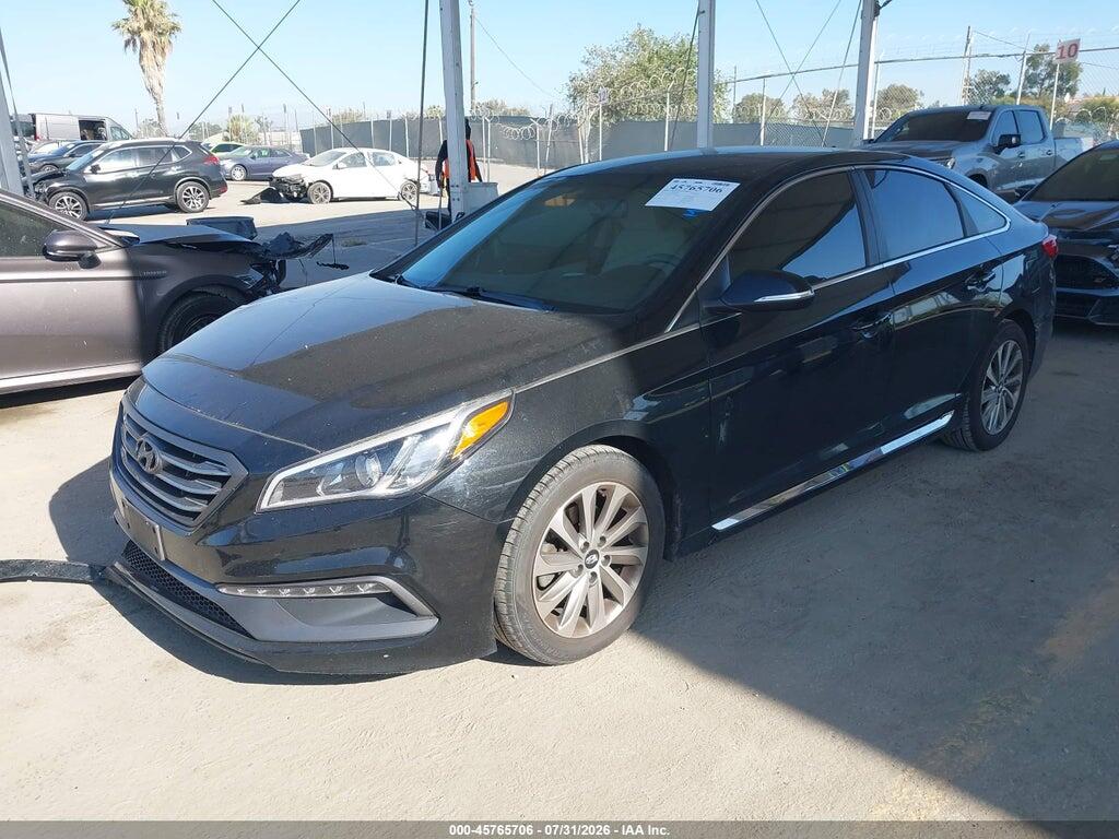 5NPE34AF6FH076261 2015 HYUNDAI SONATA photo no. 2