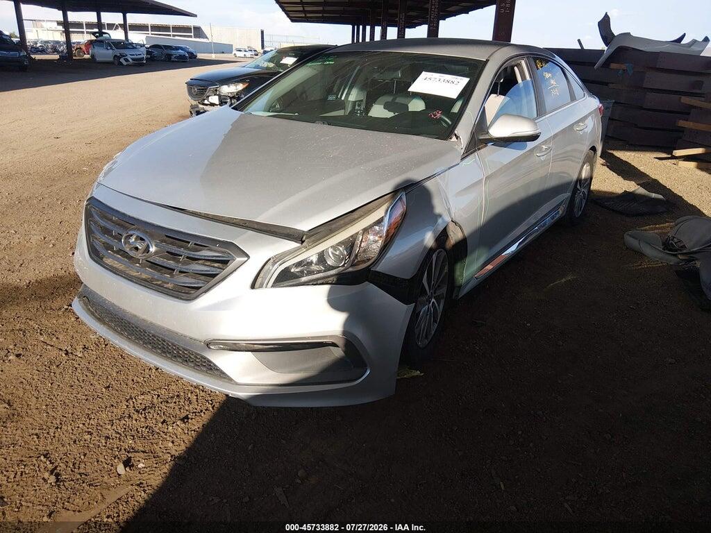 5NPE34AF5FH079930 2015 HYUNDAI SONATA photo no. 2