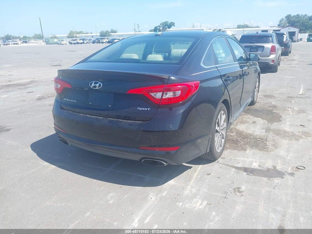 5NPE34AFXFH176086 2015 HYUNDAI SONATA photo no. 4