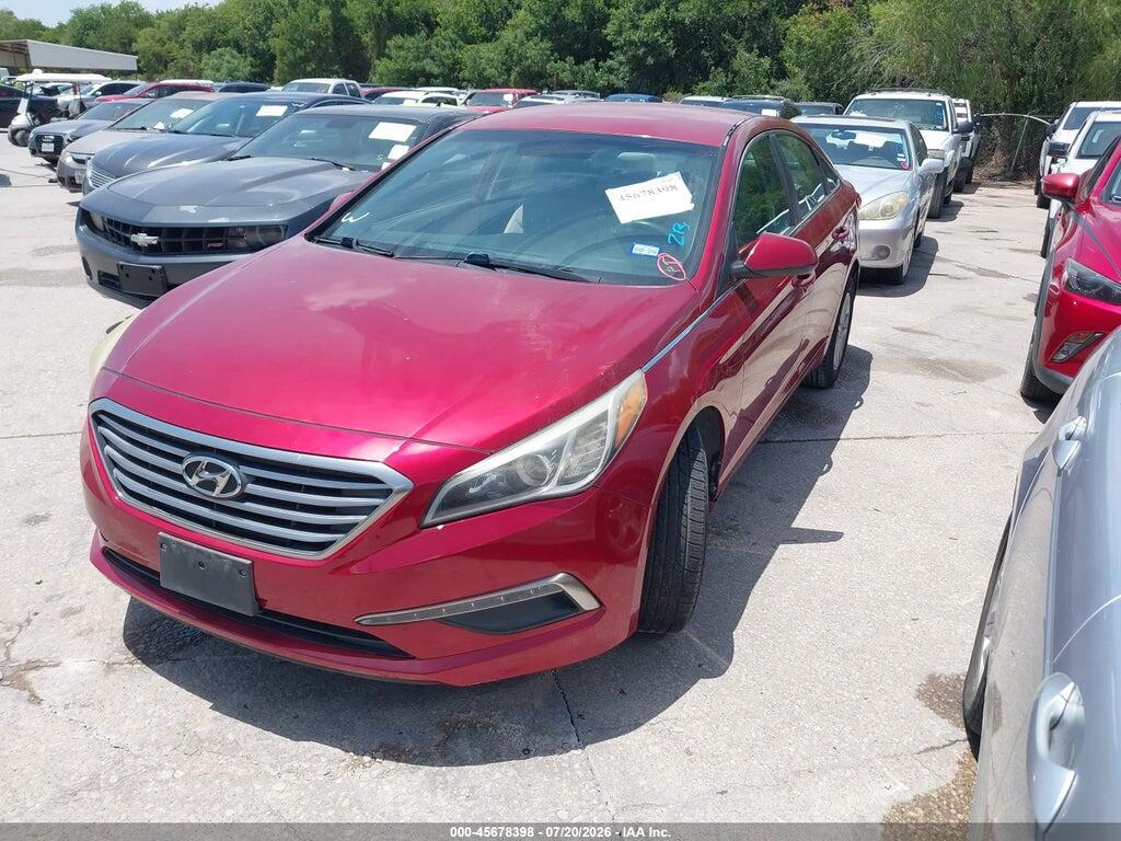 5NPE24AF2FH129217 2015 HYUNDAI SONATA photo no. 2