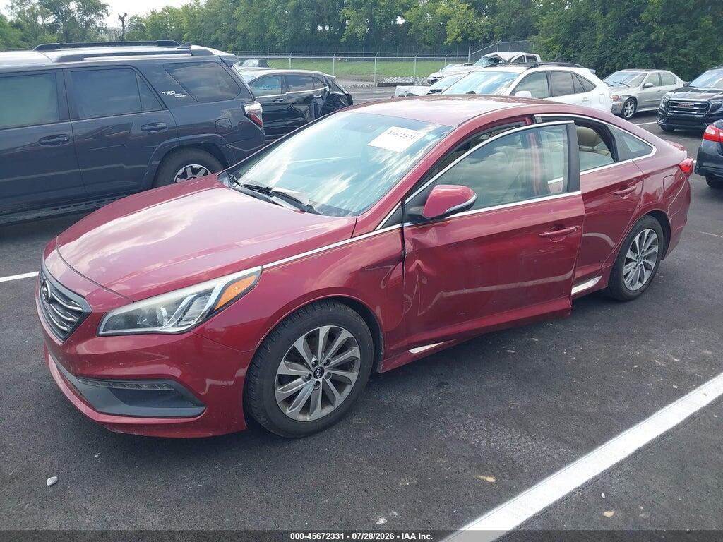 5NPE34AF1FH098748 2015 HYUNDAI SONATA photo no. 2