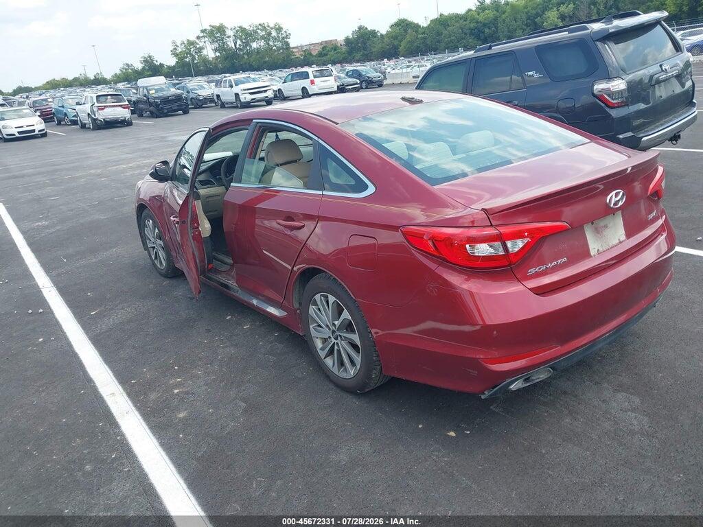 5NPE34AF1FH098748 2015 HYUNDAI SONATA photo no. 3