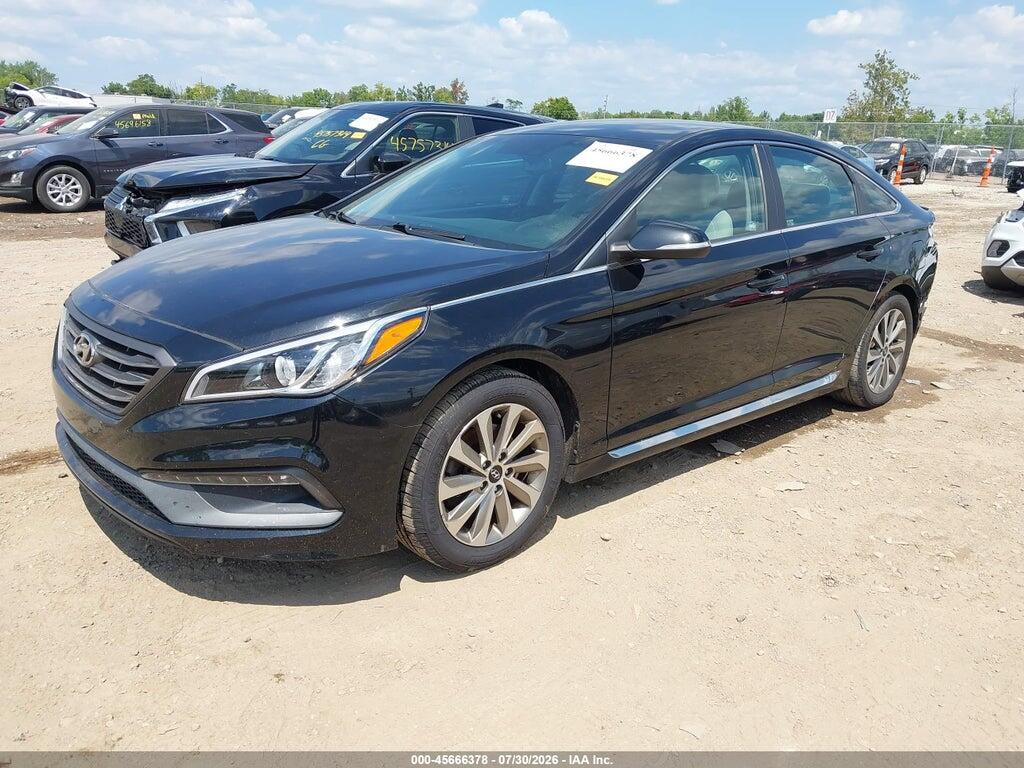 5NPE34AF1FH042308 2015 HYUNDAI SONATA photo no. 2