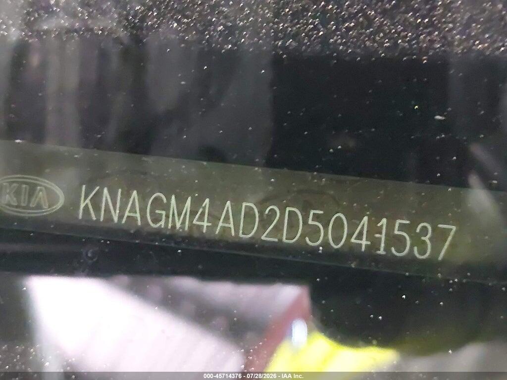 KNAGM4AD2D5041537 2013 KIA OPTIMA HYBRID photo no. 9