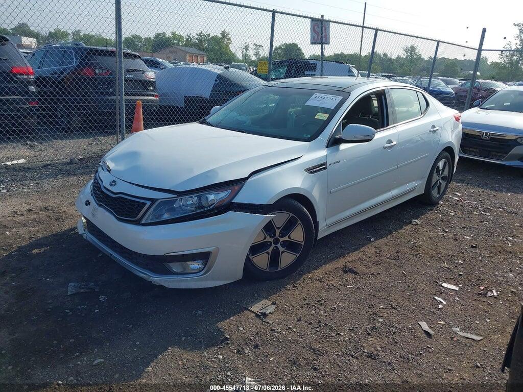 KNAGM4ADXD5049143 2013 KIA OPTIMA HYBRID photo no. 2