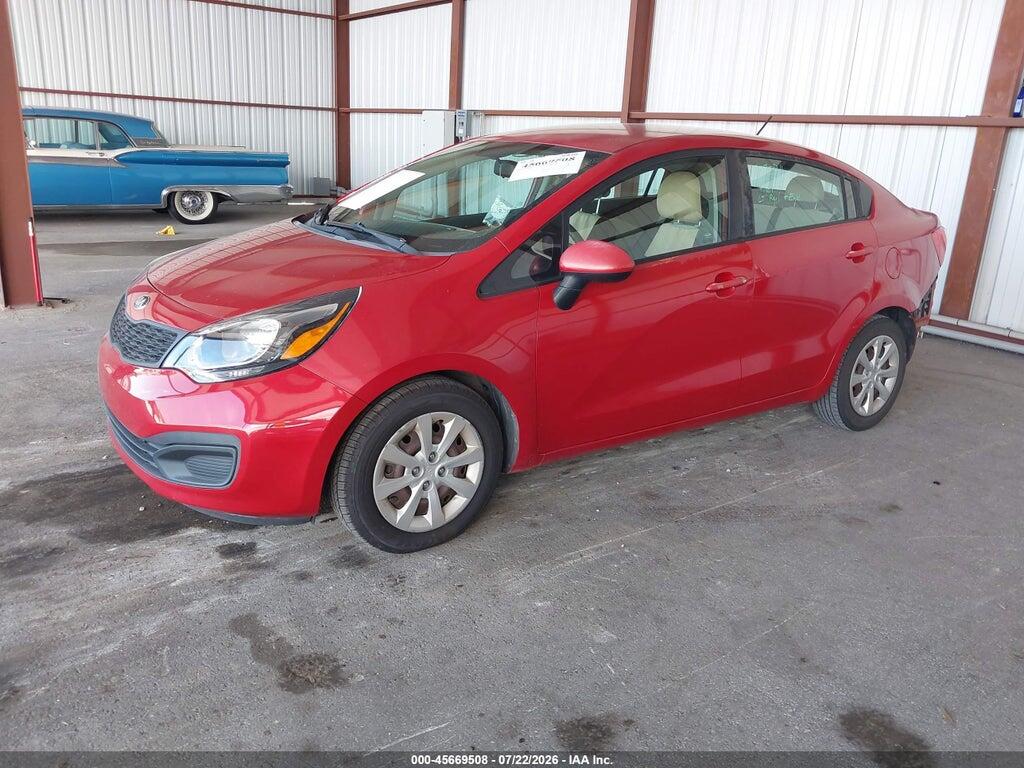 KNADM4A37D6154761 2013 KIA RIO photo no. 2