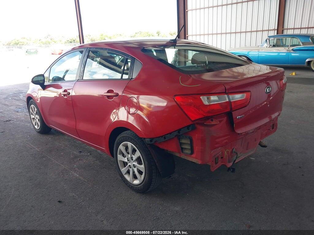 KNADM4A37D6154761 2013 KIA RIO photo no. 3