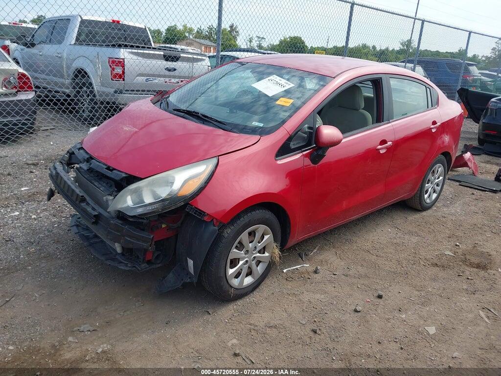 KNADM4A30D6218137 2013 KIA RIO photo no. 2