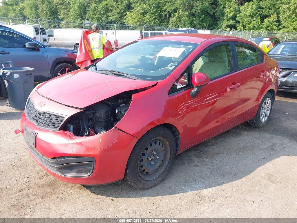 KNADM4A38D6277999 2013 KIA RIO photo no. 2