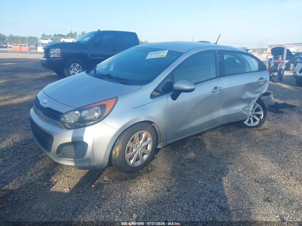 KNADM5A39D6274597 2013 KIA RIO photo no. 2