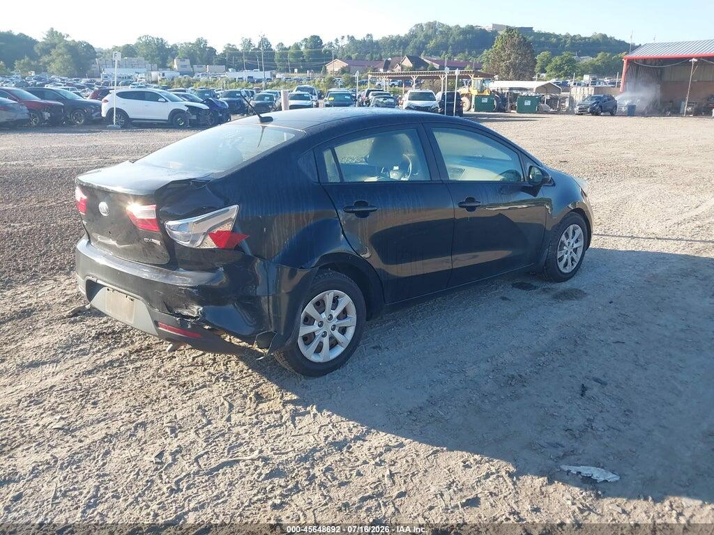 KNADN4A34D6271100 2013 KIA RIO photo no. 4