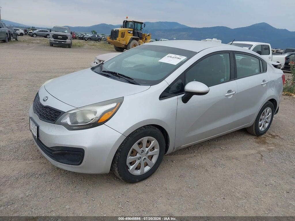 KNADM4A32D6309944 2013 KIA RIO photo no. 2