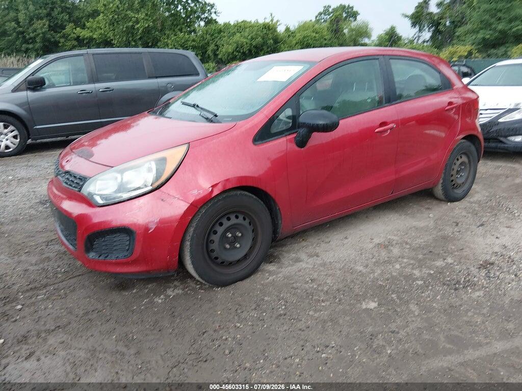 KNADM5A31D6131336 2013 KIA RIO photo no. 2