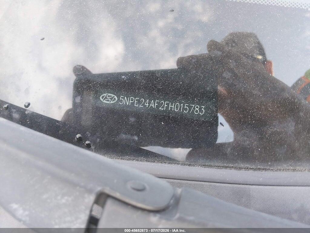 5NPE24AF2FH015783 2015 HYUNDAI SONATA photo no. 9