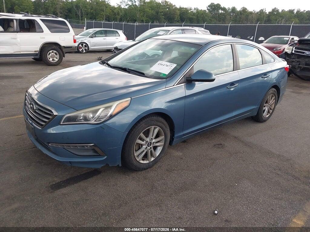 5NPE24AFXFH118563 2015 HYUNDAI SONATA photo no. 2