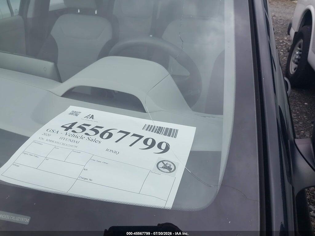 KMHC65LCXLU219734 2020 HYUNDAI IONIQ HYBRID photo no. 12