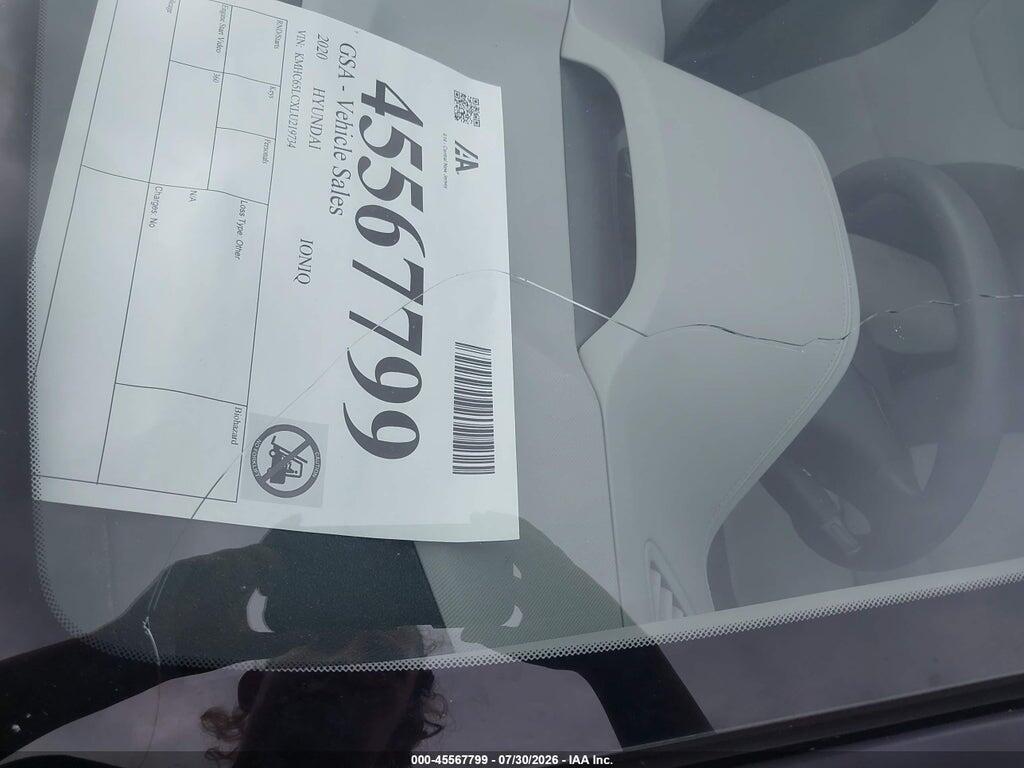 KMHC65LCXLU219734 2020 HYUNDAI IONIQ HYBRID photo no. 6