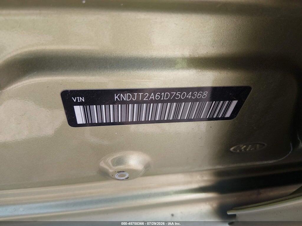 KNDJT2A61D7504368 2013 KIA SOUL photo no. 9