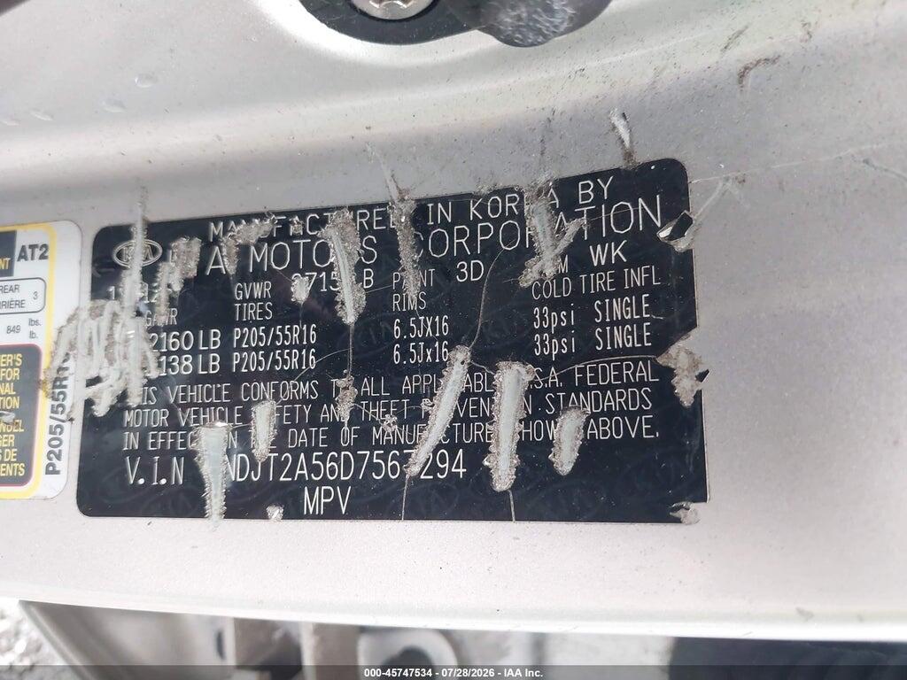 KNDJT2A56D7567294 2013 KIA SOUL photo no. 9