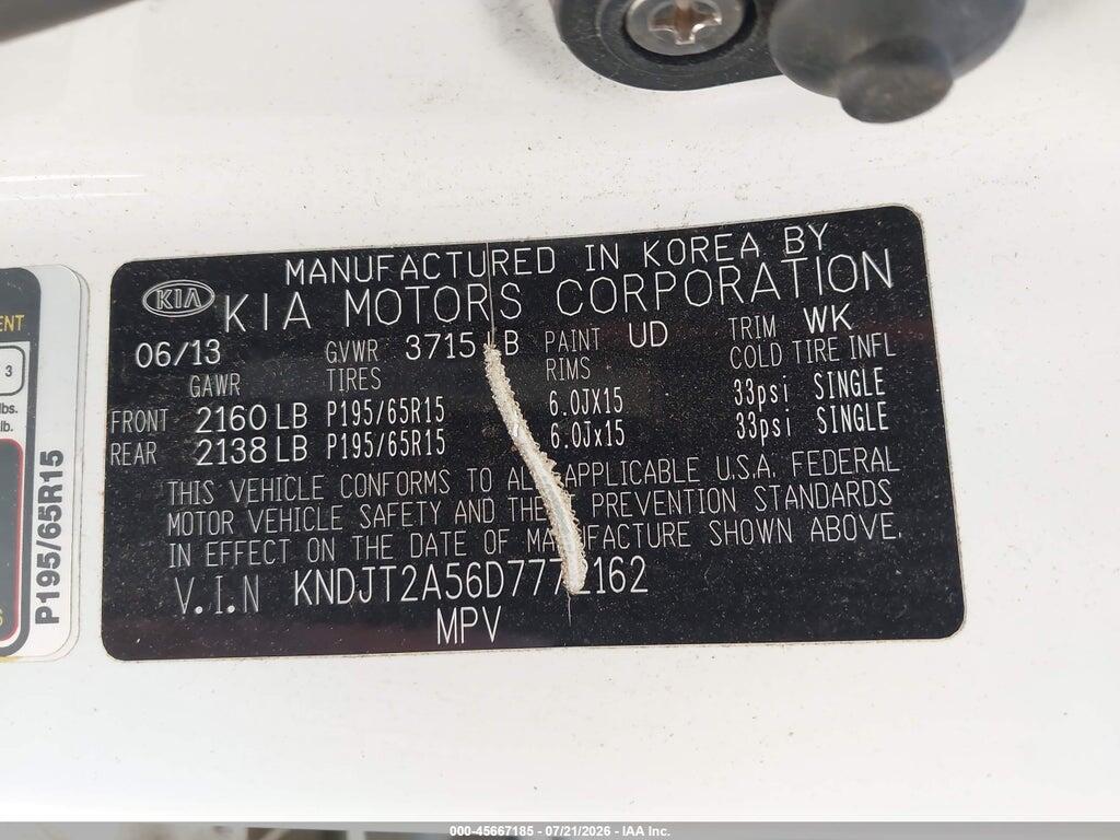 KNDJT2A56D7772162 2013 KIA SOUL photo no. 9