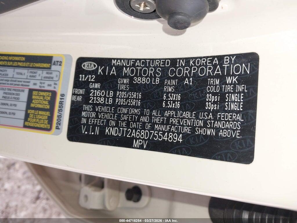 KNDJT2A68D7554894 2013 KIA SOUL photo no. 9