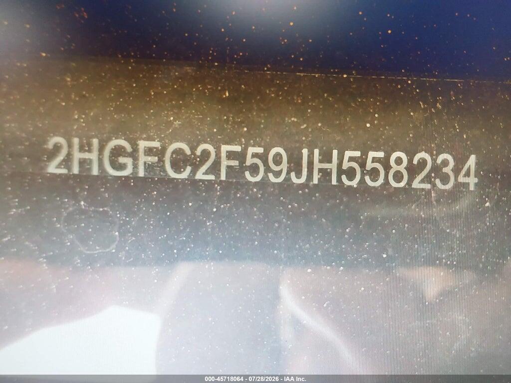 2HGFC2F59JH558234 2018 HONDA CIVIC photo no. 9