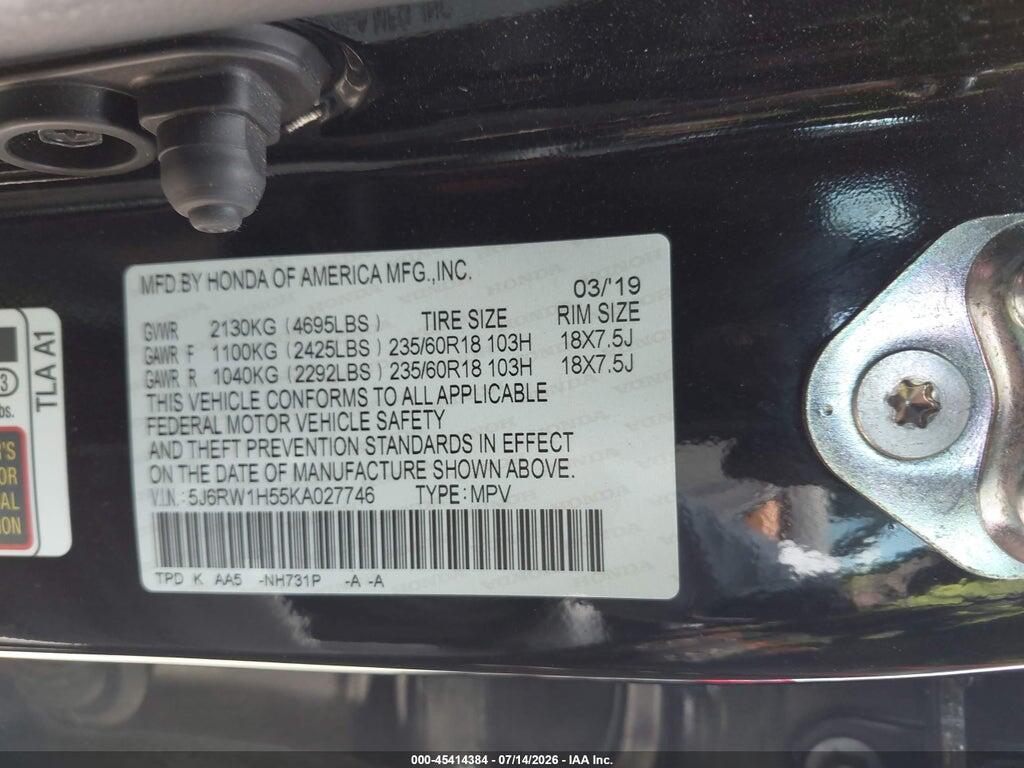 2019 HONDA CR-V EX — Фото 9 из 16