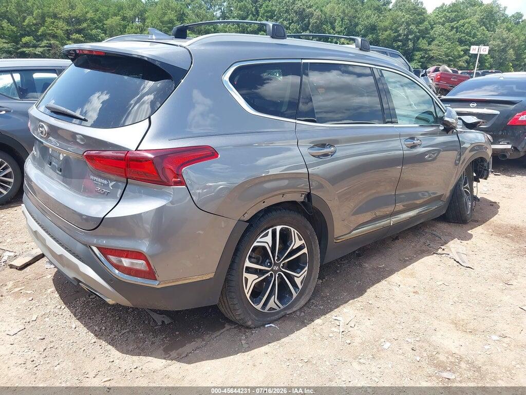 5NMS53AA2LH179259 2020 HYUNDAI SANTA FE photo no. 4