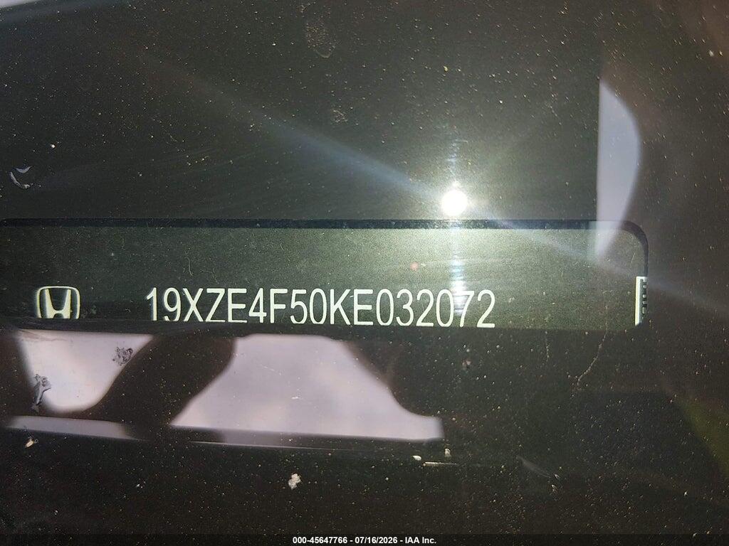19XZE4F50KE032072 2019 HONDA INSIGHT photo no. 9