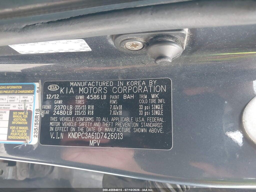 KNDPC3A61D7426013 2013 KIA SPORTAGE photo no. 9