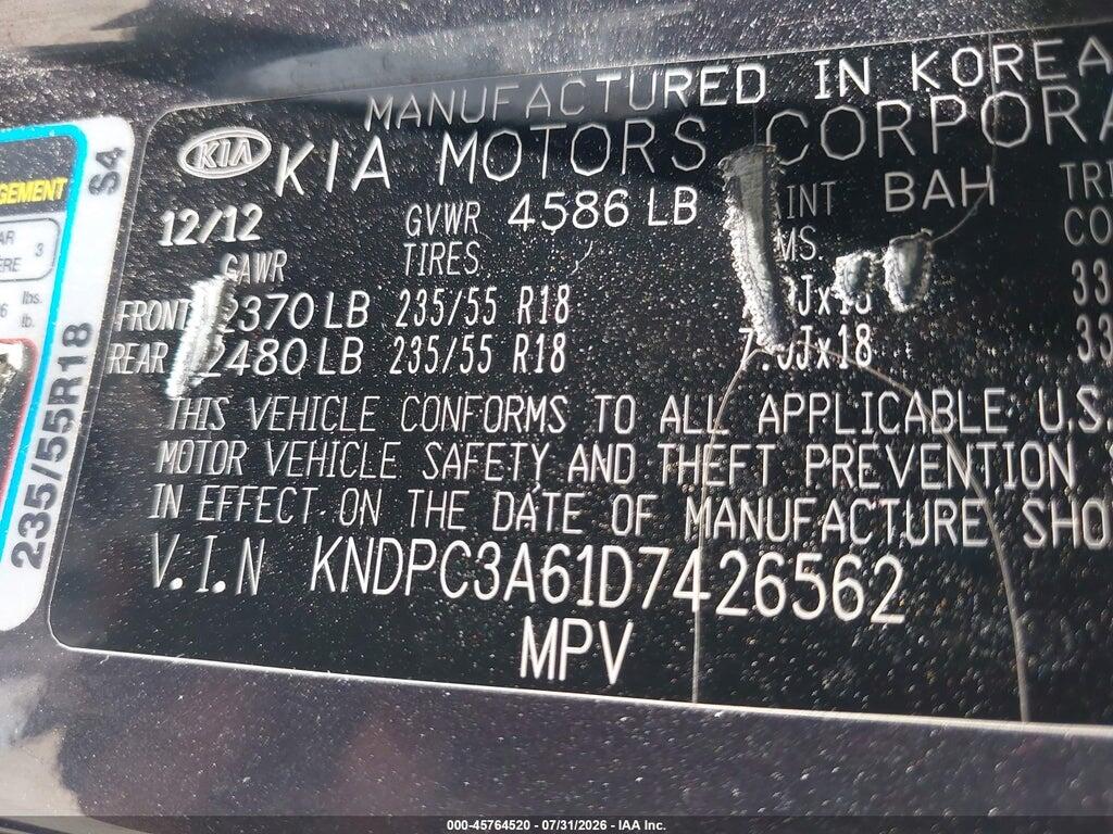 KNDPC3A61D7426562 2013 KIA SPORTAGE photo no. 9