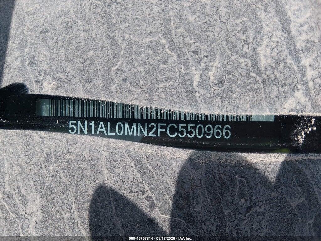 5N1AL0MN2FC550966 2015 INFINITI QX60 photo no. 9
