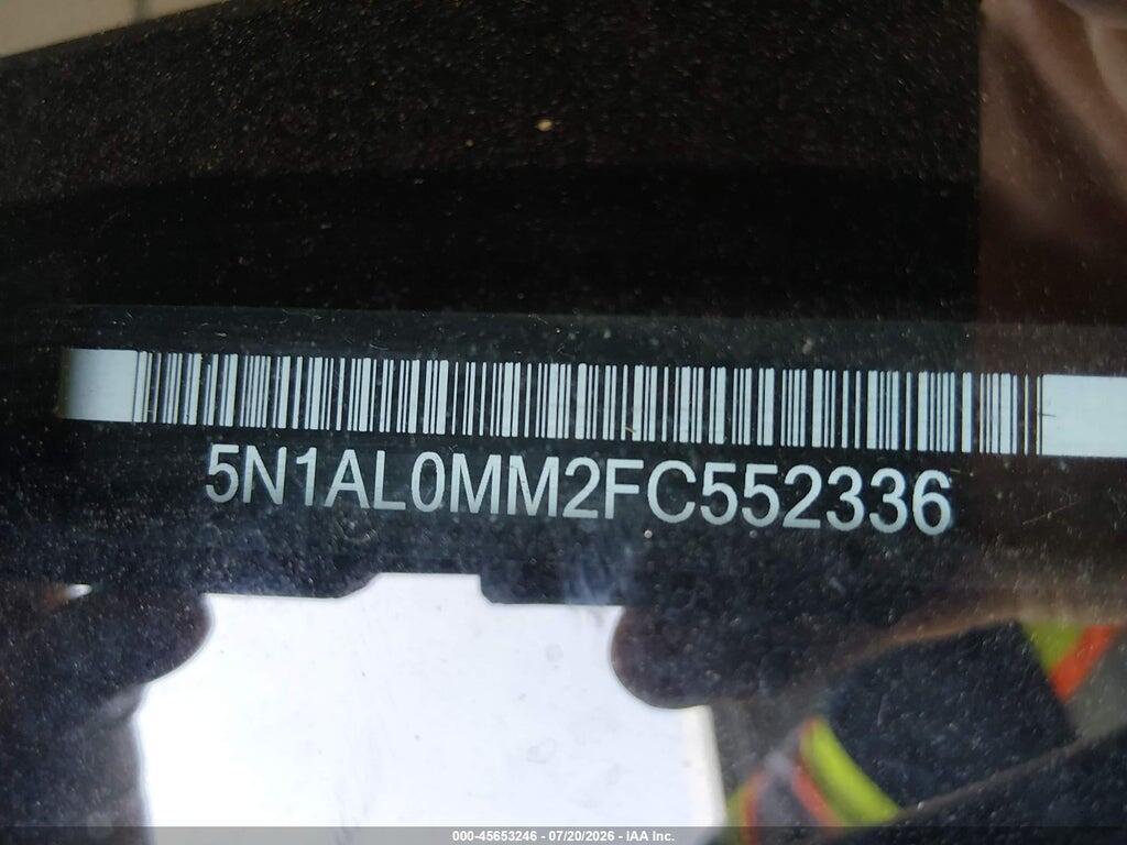 5N1AL0MM2FC552336 2015 INFINITI QX60 photo no. 7