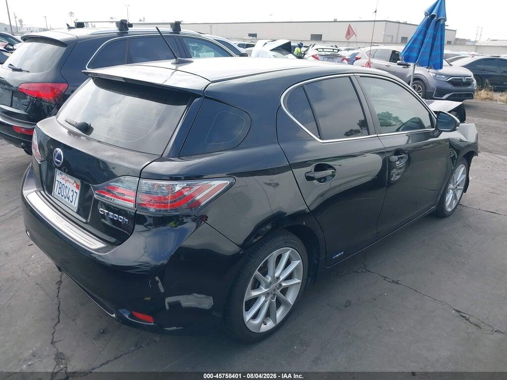 JTHKD5BH1D2162547 2013 LEXUS CT 200H photo no. 4