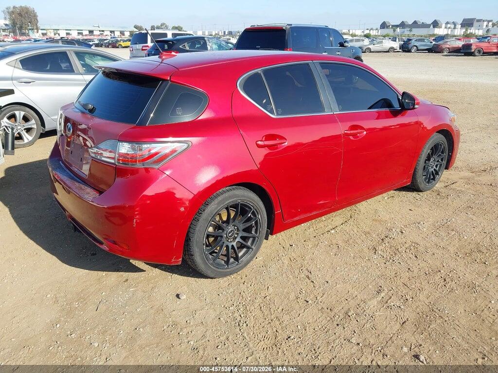 JTHKD5BHXD2148307 2013 LEXUS CT 200H photo no. 4