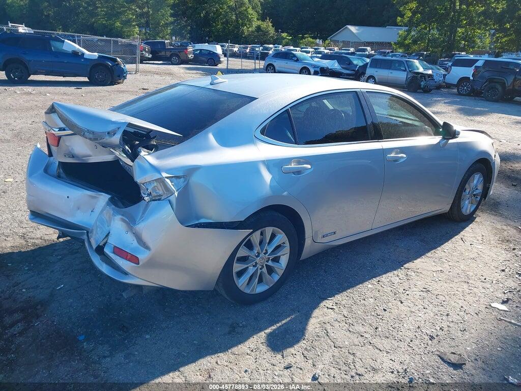 JTHBW1GG2D2026673 2013 LEXUS ES 300H photo no. 4