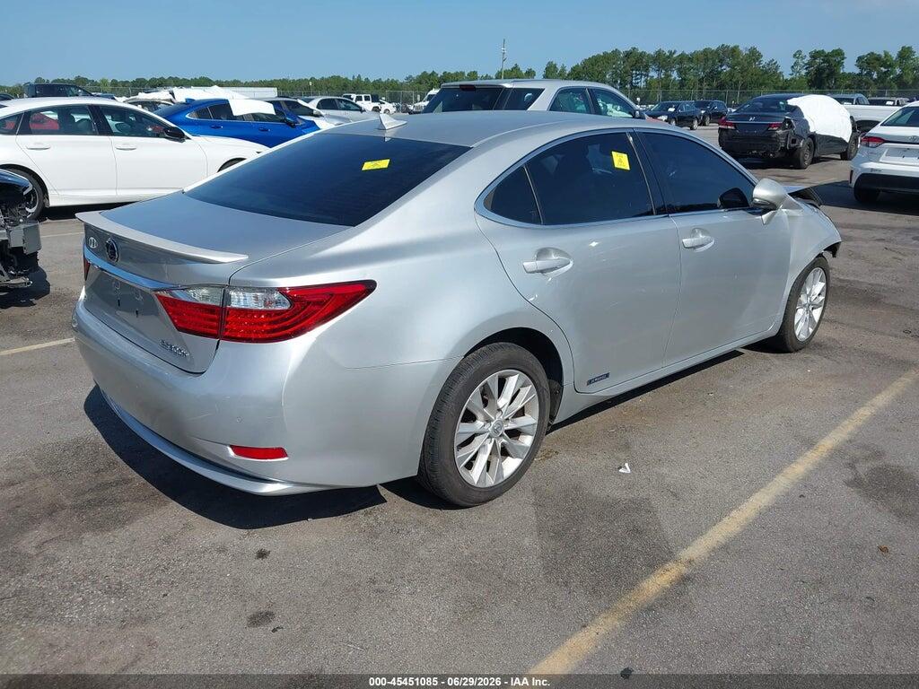 JTHBW1GG5D2023640 2013 LEXUS ES 300H photo no. 4