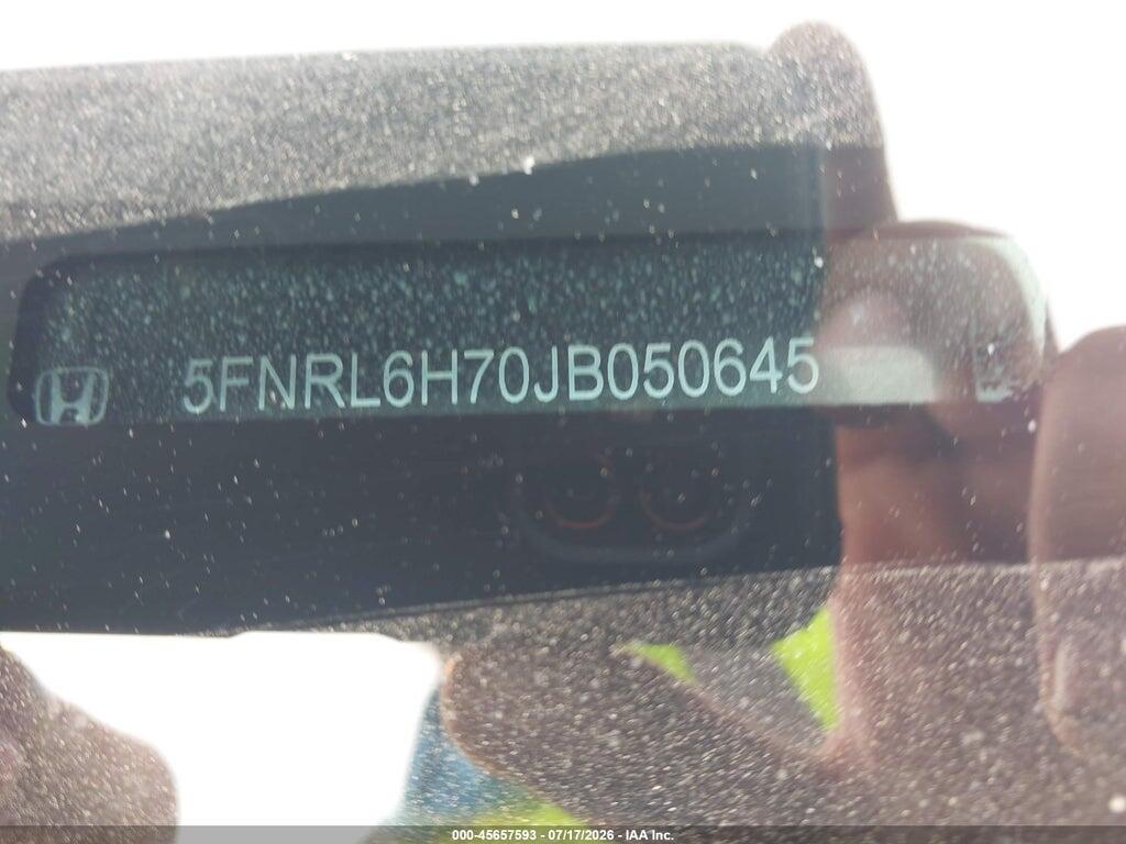 5FNRL6H70JB050645 2018 HONDA ODYSSEY photo no. 9