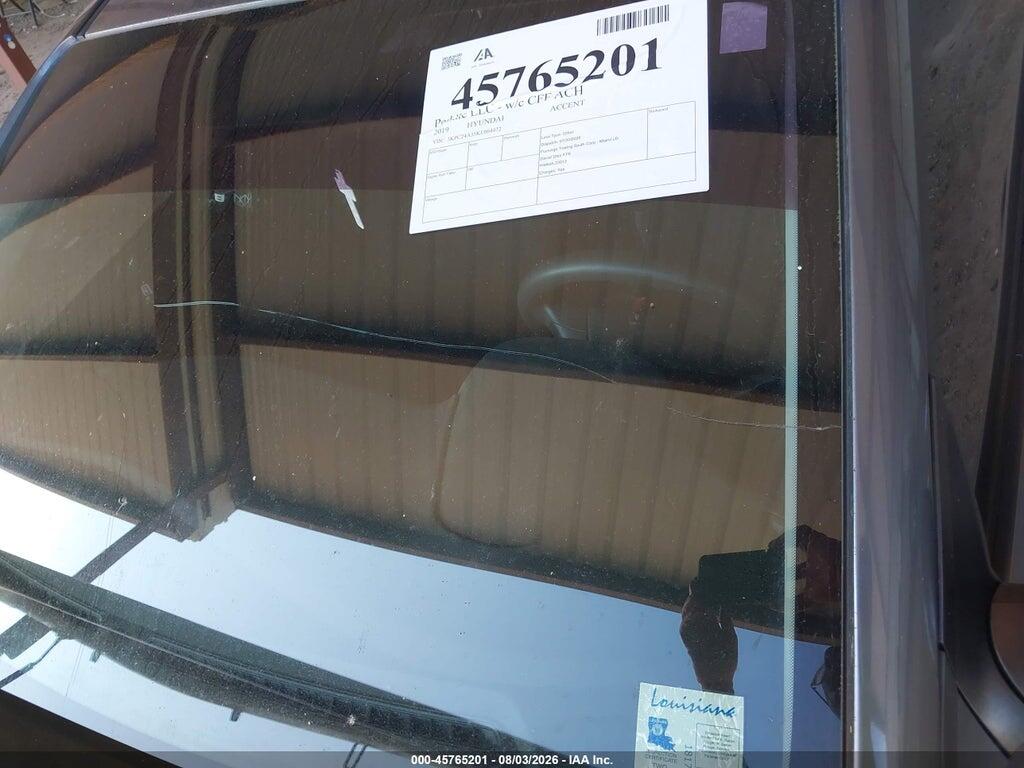 3KPC24A35KE064472 2019 HYUNDAI ACCENT photo no. 12