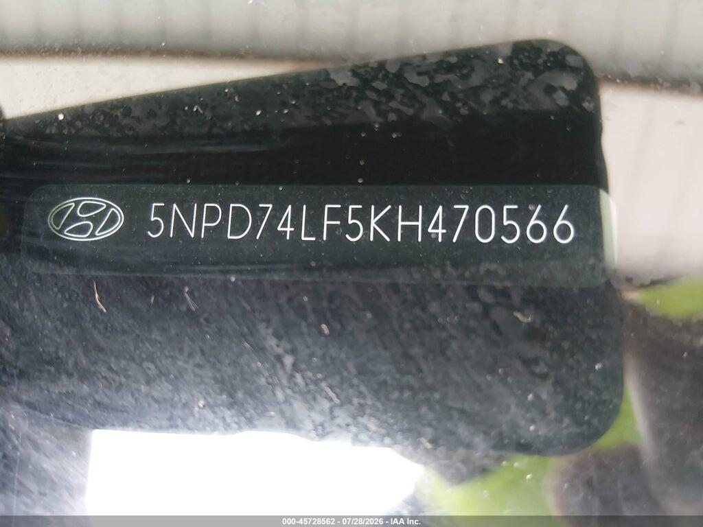 5NPD74LF5KH470566 2019 HYUNDAI ELANTRA photo no. 9