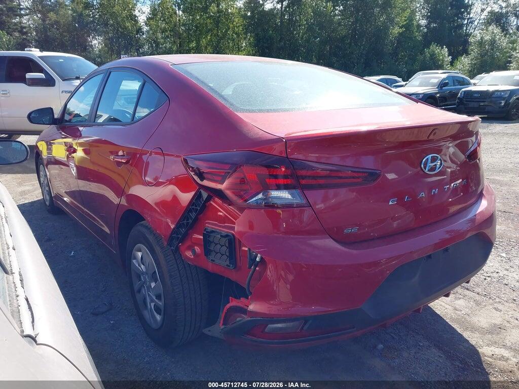 5NPD74LF5KH493880 2019 HYUNDAI ELANTRA photo no. 3