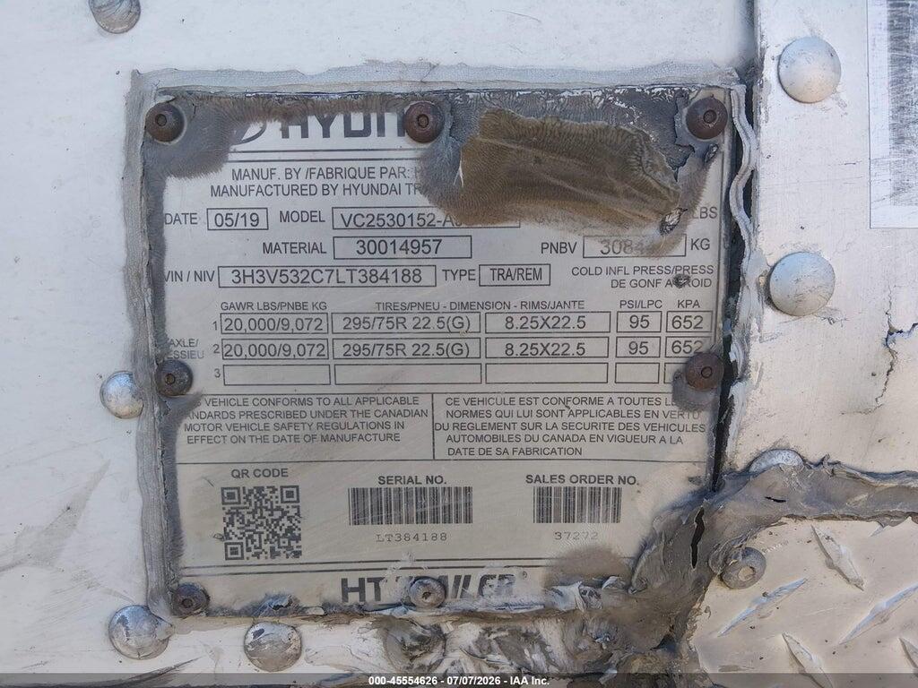 3H3V532C7LT384188 2020 HYUNDAI TRANSLEAD INC HYUNDAI TRANSLEAD INC photo no. 9