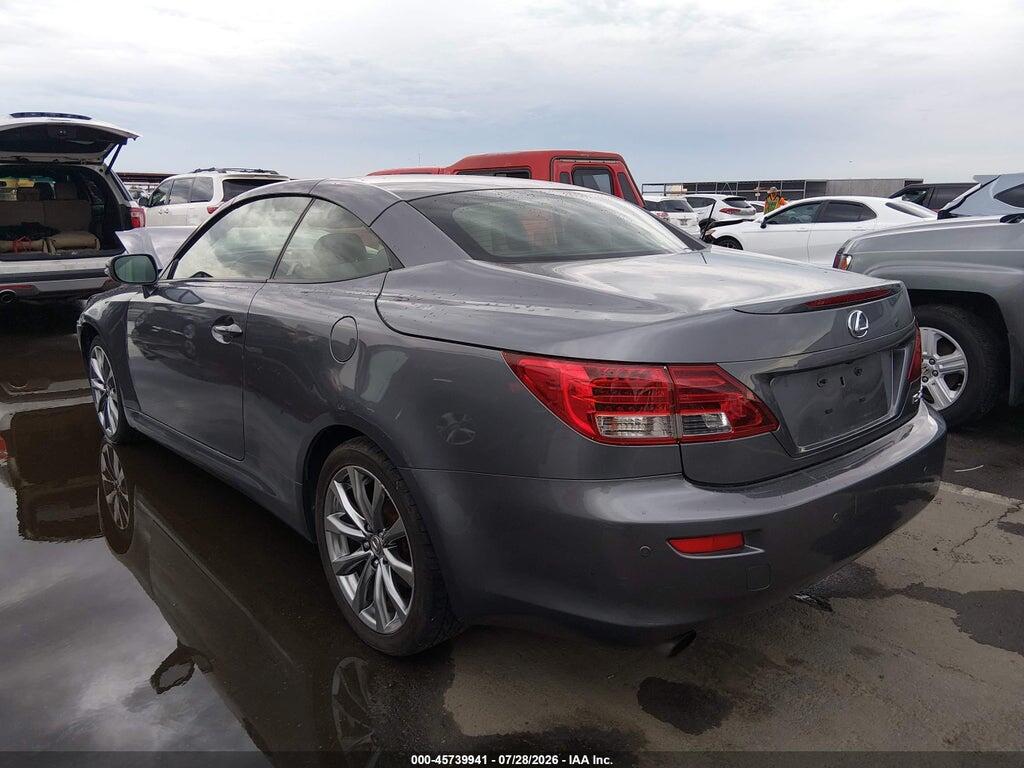 JTHFF2C29D2527559 2013 LEXUS IS 250C photo no. 3