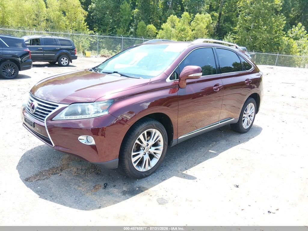 2T2ZK1BA8DC122559 2013 LEXUS RX 350 photo no. 2