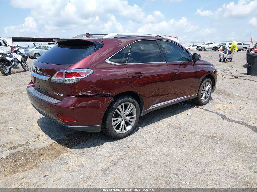 2T2ZK1BA8DC122559 2013 LEXUS RX 350 photo no. 4