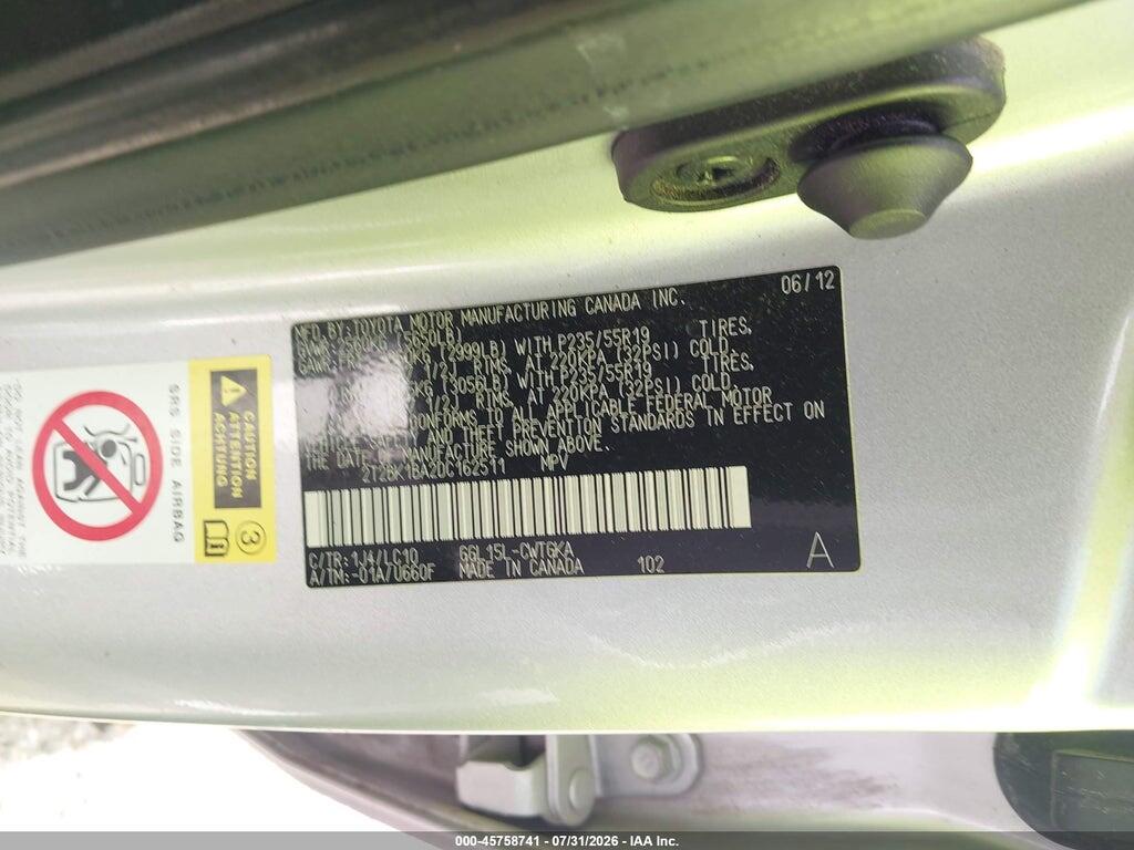 2T2BK1BA2DC162511 2013 LEXUS RX 350 photo no. 9