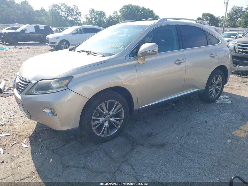 2T2ZK1BA5DC095594 2013 LEXUS RX 350 photo no. 2