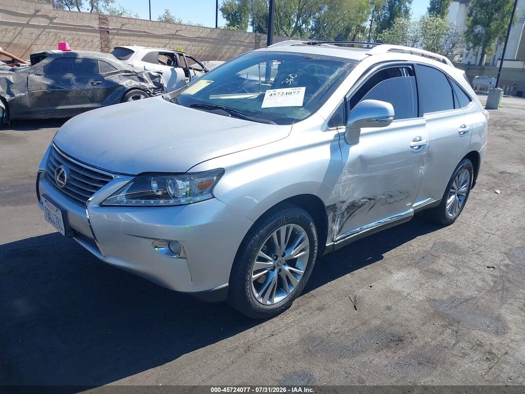 2T2ZK1BA0DC092280 2013 LEXUS RX 350 photo no. 2