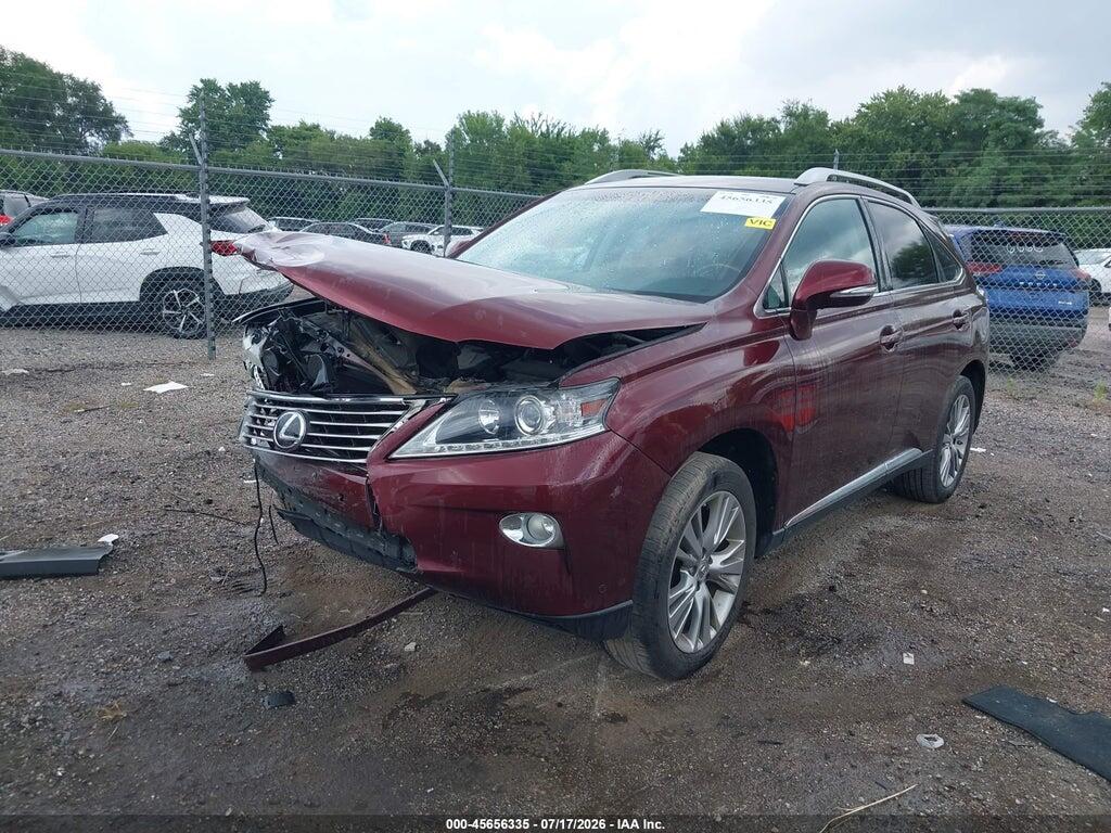 2T2ZK1BA5DC130585 2013 LEXUS RX 350 photo no. 2