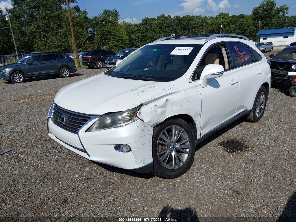 2T2ZK1BA0DC129652 2013 LEXUS RX 350 photo no. 2